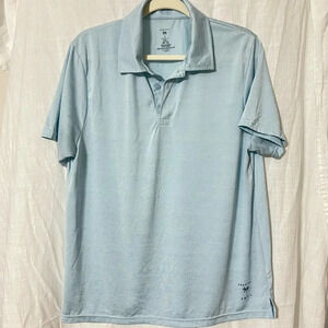Men’s Coastal Swell UPF+50 Sun Protection Polo Shirt Beach Wear Fun in t…